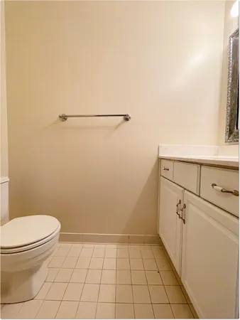 a bathroom with a toilet