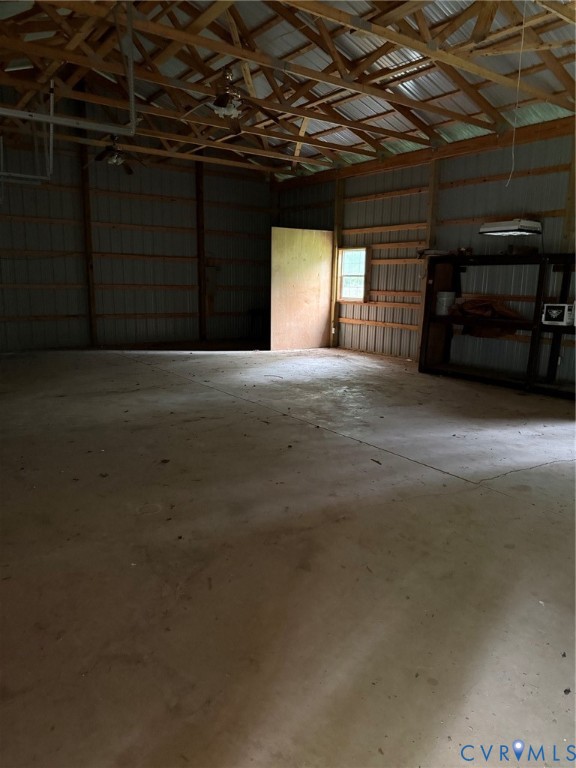 1133 Stingy Lane Road Blackstone, VA 23824 - Photo 12 of 14 a view of a car garage