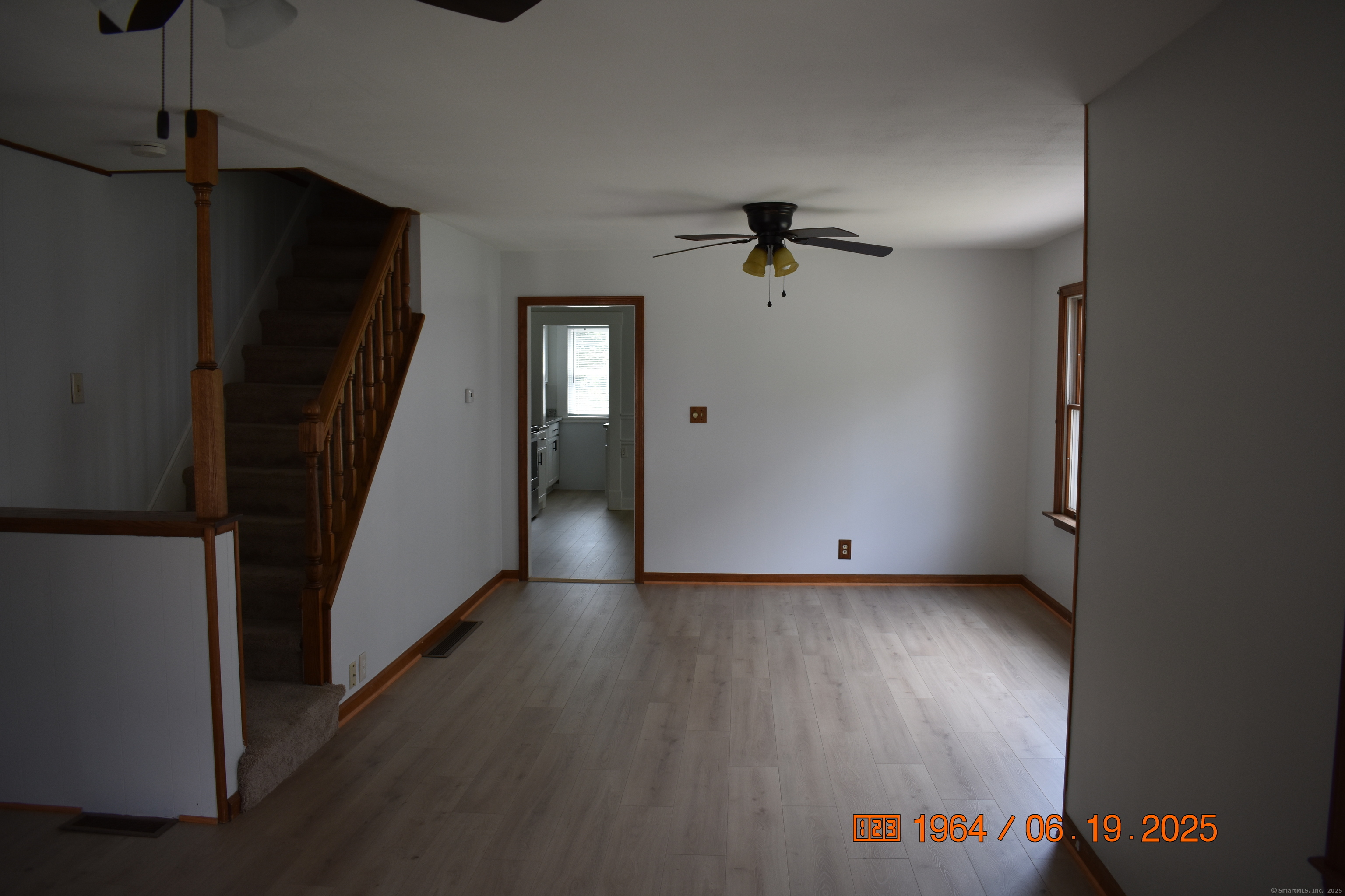39 Highland Avenue Beacon Falls, CT 06403 - Photo 2 of 17 an empty room with wooden floor and closet