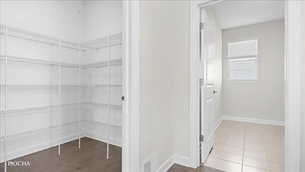 a empty room with a empty space