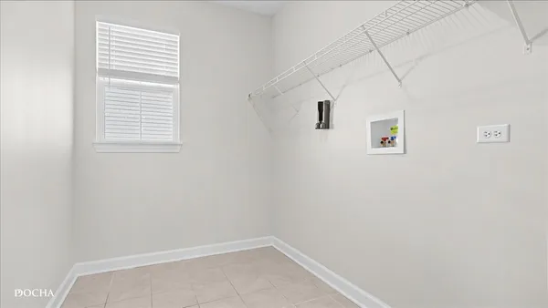 a view of a small space with window