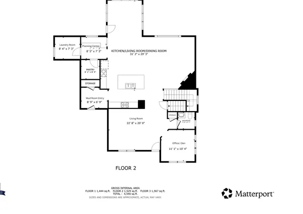 a picture of a floor plan