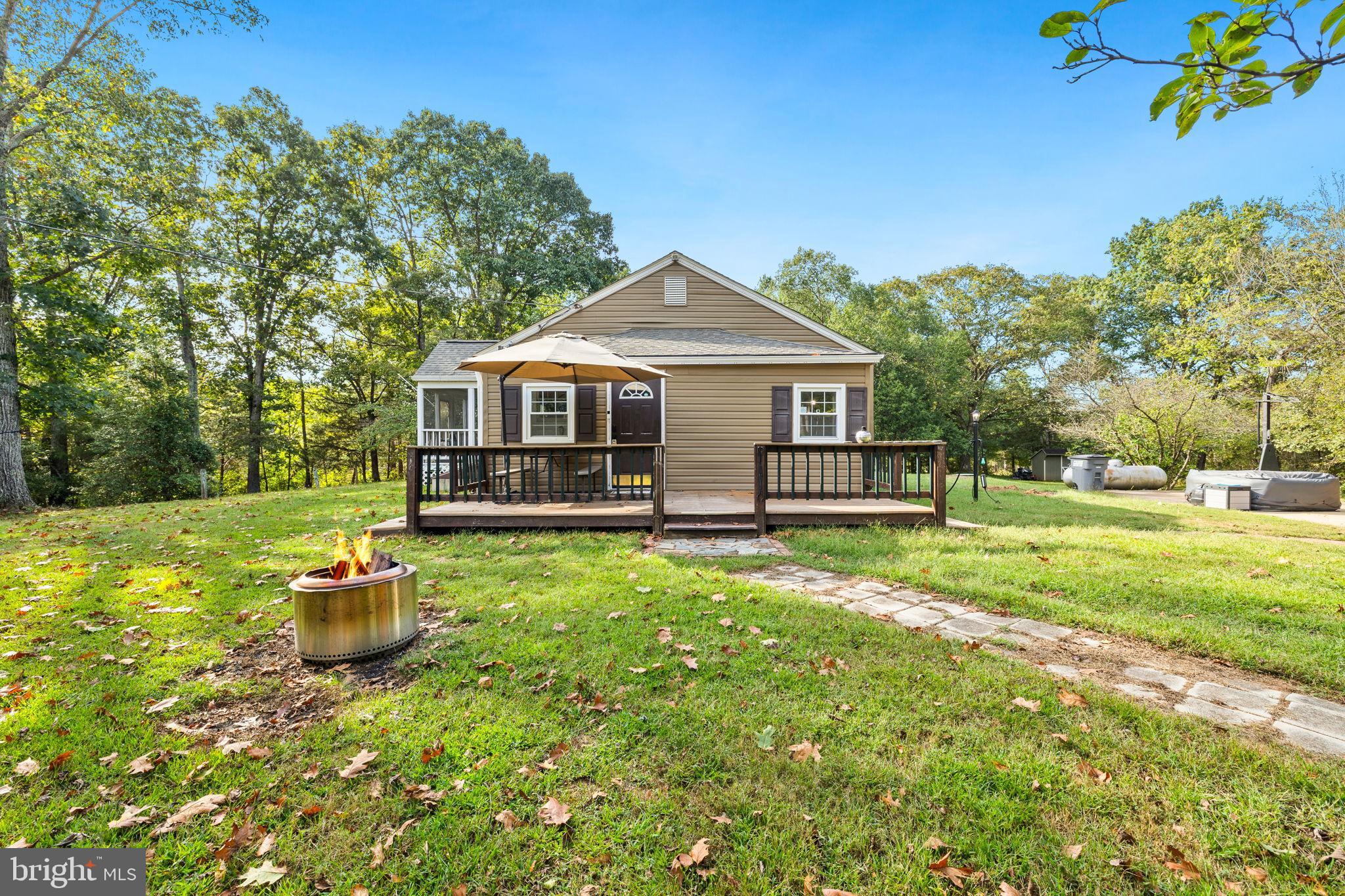 4440 Dumfries Road Catlett, VA 20119 - Photo 2 of 38 a house view with a garden space