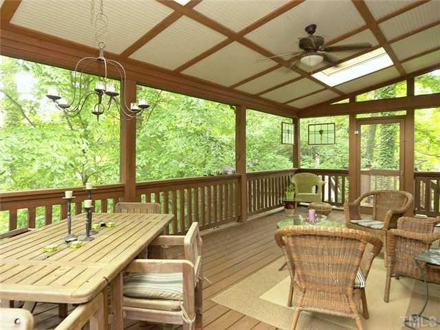 2520 Beechridge Road Raleigh, NC 27608 - Photo 19 of 25 Magnificent screened porch invites family and social gatherings outside. Screened Porch