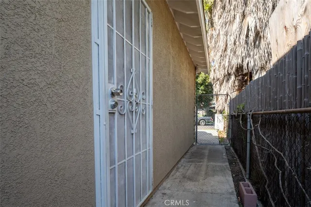 a view of storage and utility room