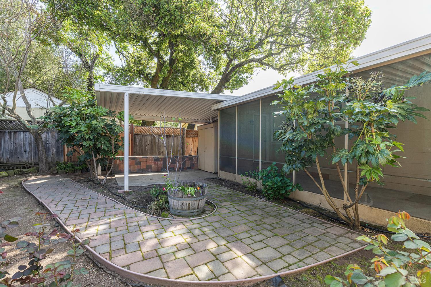 18090 Las Lomas Road Sonoma, CA 95476 - Photo 10 of 37 a view of a house with backyard
