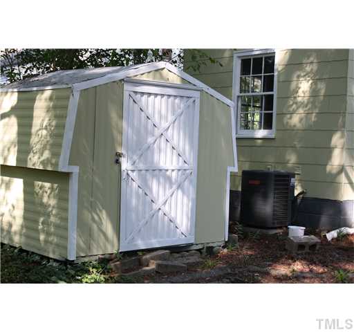 901 North State Street Raleigh, NC 27604 - Photo 18 of 21 The storage shed is large enough to store your lawnmower and all of your power tools. There is also storage in the attic.