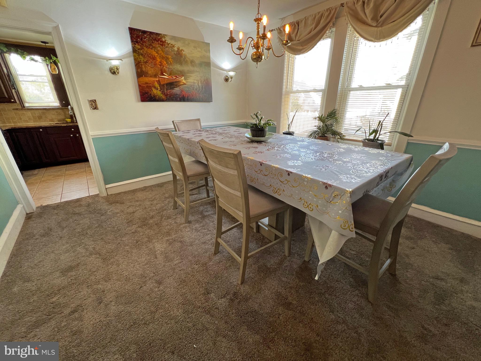 4129 Garrett Road Drexel Hill, PA 19026 - Photo 9 of 34 Dining Room with chair rail molding