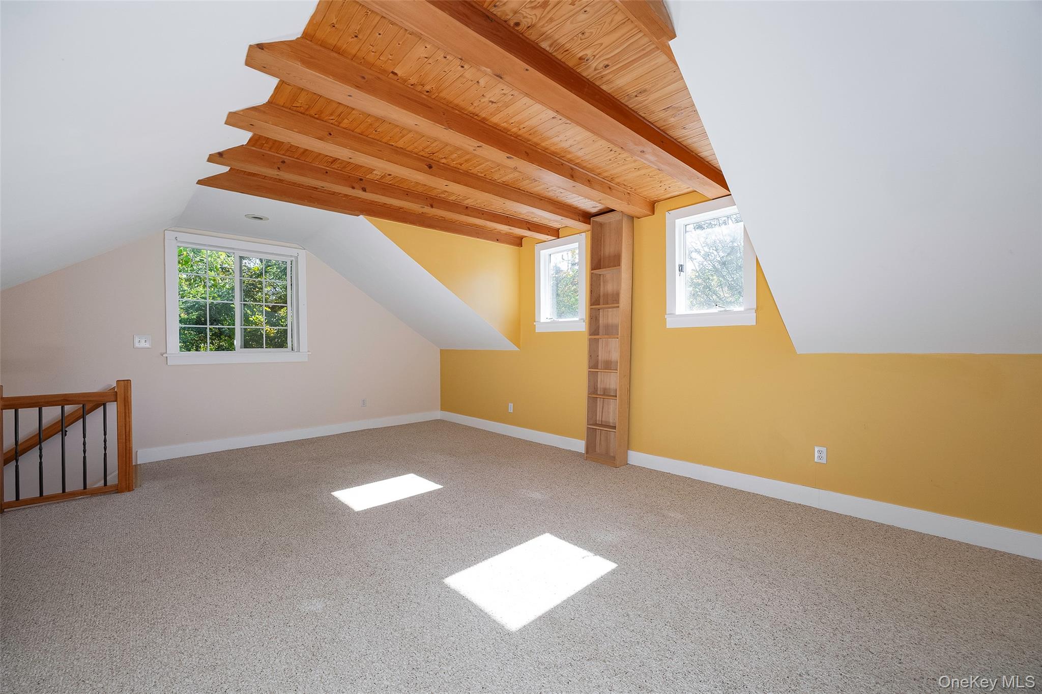 2 Haggerty Hill Road Rhinebeck, NY 12572 - Photo 21 of 47 Bonus room featuring light colored carpet and wooden ceiling