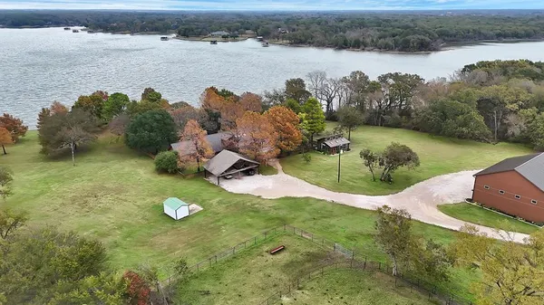 a view of a lake with outdoor space