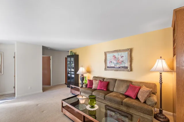 a kitchen with lots of counter top space and wooden floor