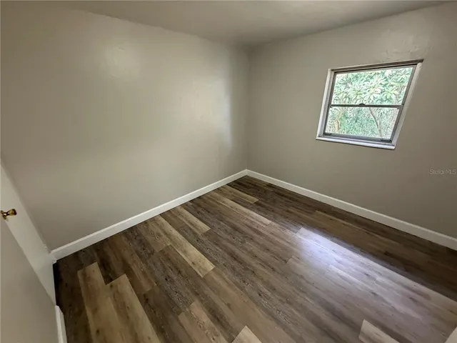 a view of wooden floor in a room