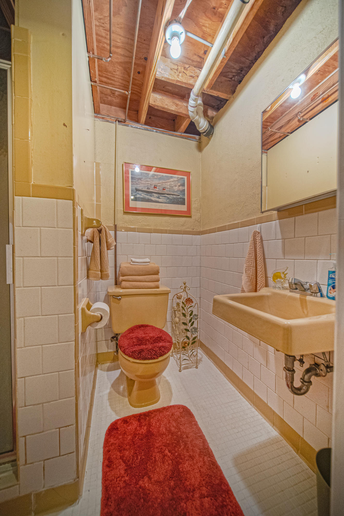 2080 Goodview Town Road, Unit 2082 Goodview, VA 24095 - Photo 29 of 96 a bathroom with a sink and mirror
