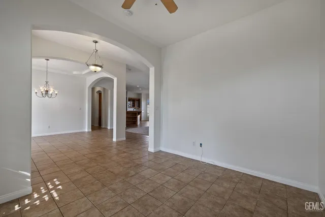 a view of a hallway with entryway