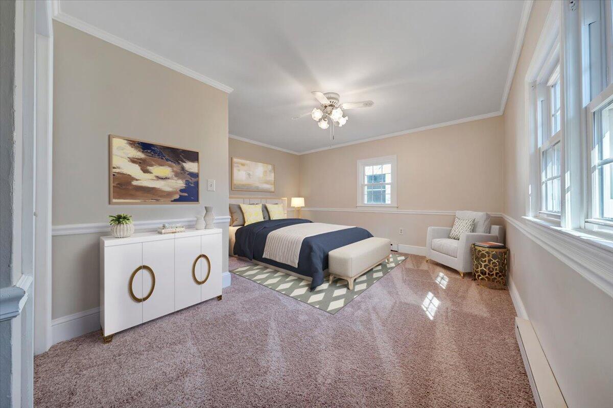 460 Thompson Ridge Road Ferrum, VA 24088 - Photo 24 of 48 a living room with a bed furniture and a window