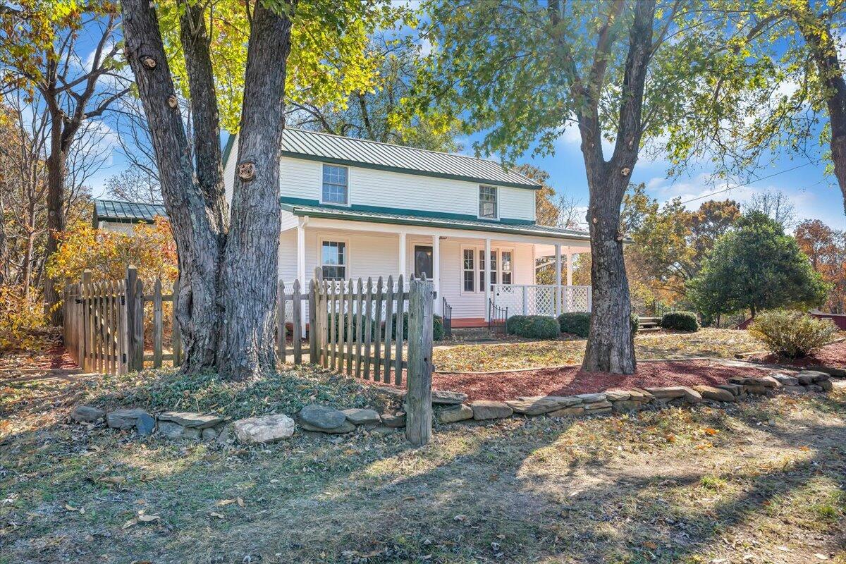 460 Thompson Ridge Road Ferrum, VA 24088 - Photo 36 of 48 a view of a house with a yard and tree s