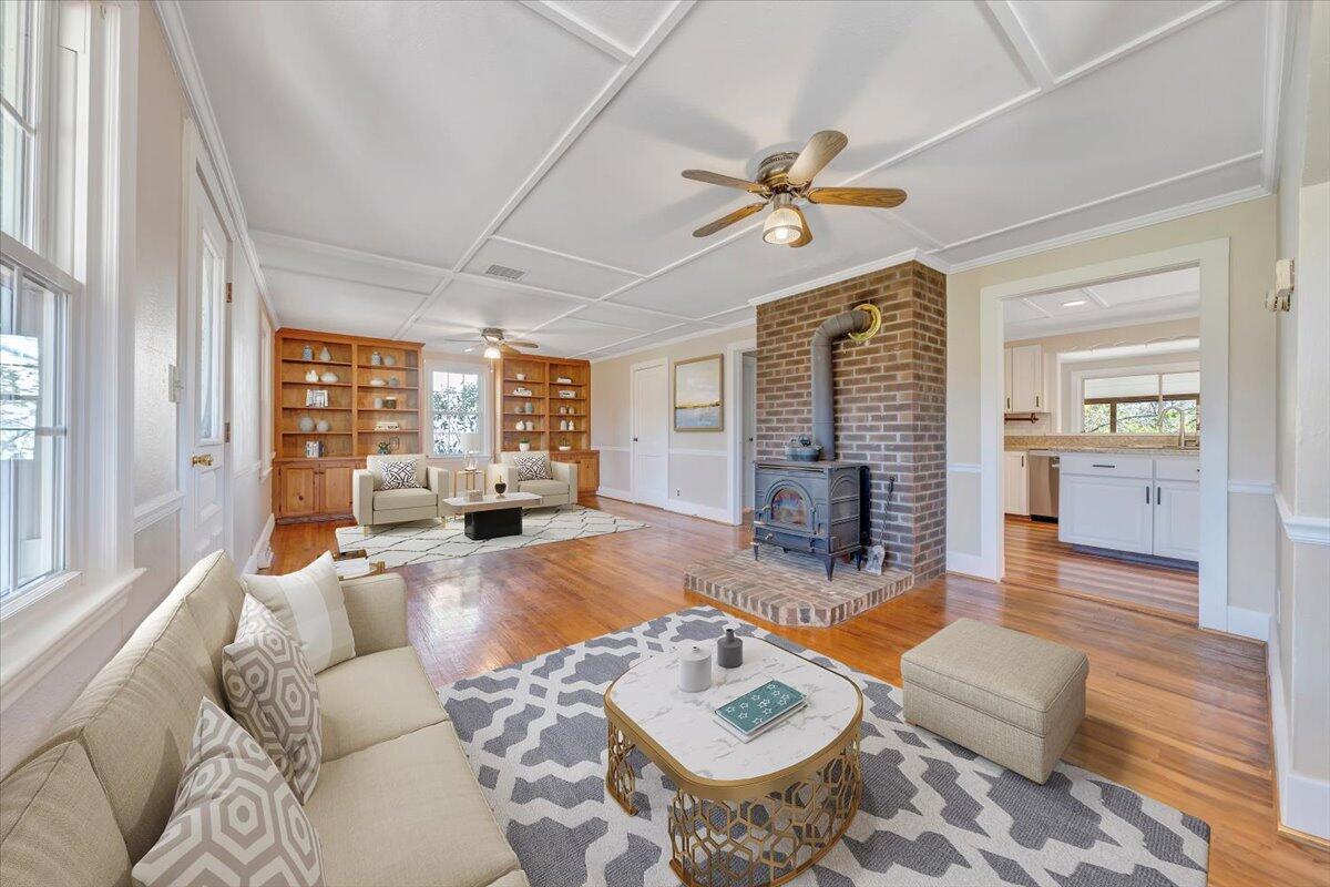 460 Thompson Ridge Road Ferrum, VA 24088 - Photo 8 of 48 a living room with furniture and wooden floor