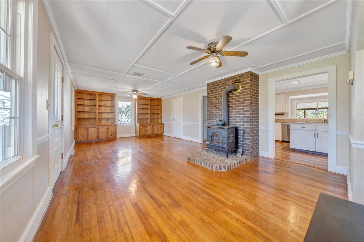 460 Thompson Ridge Road Ferrum, VA 24088 - Photo 9 of 48 wooden floor in an empty room with a window