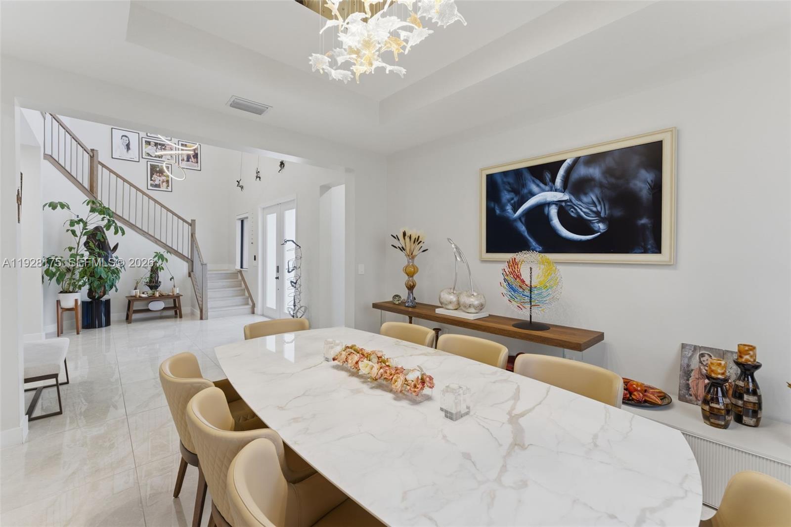 12070 Southwest 83rd Place Miami, FL 33156 - Photo 14 of 42 a dining room with wooden floor