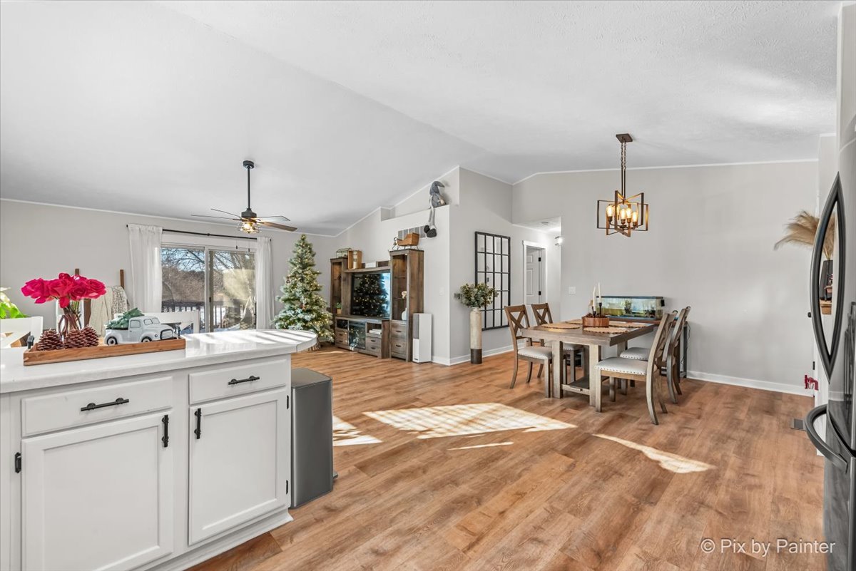117 Benedict Drive Southwest Poplar Grove, IL 61065 - Photo 4 of 27 a view of a kitchen and dining room