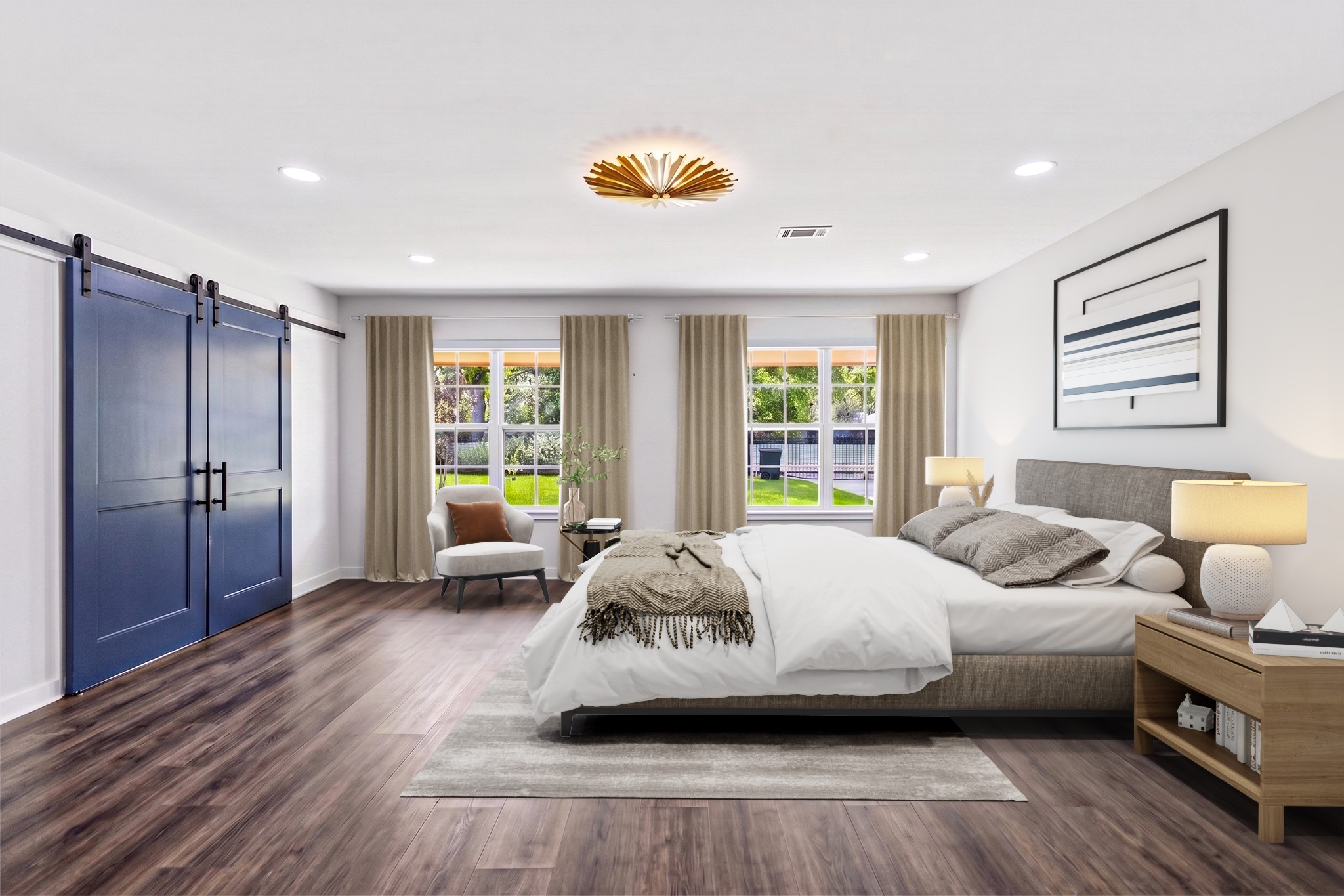 1914 Peppermill Road Houston, TX 77080 - Photo 45 of 49 Ending the day feels easy in this comfortable retreat, where generous space and thoughtful design create a calm, inviting atmosphere.