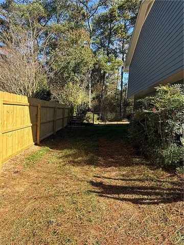 a view of outdoor space and yard
