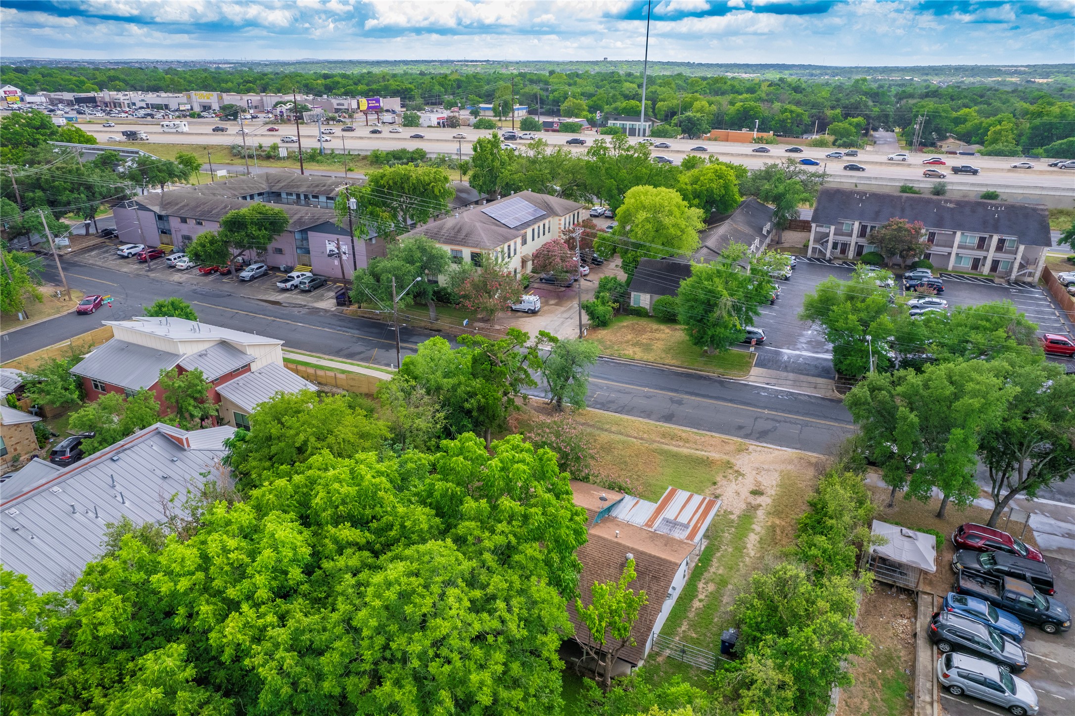 1806 Fortview Road Austin, TX 78704 - Photo 11 of 26 an aerial view of a house with a garden