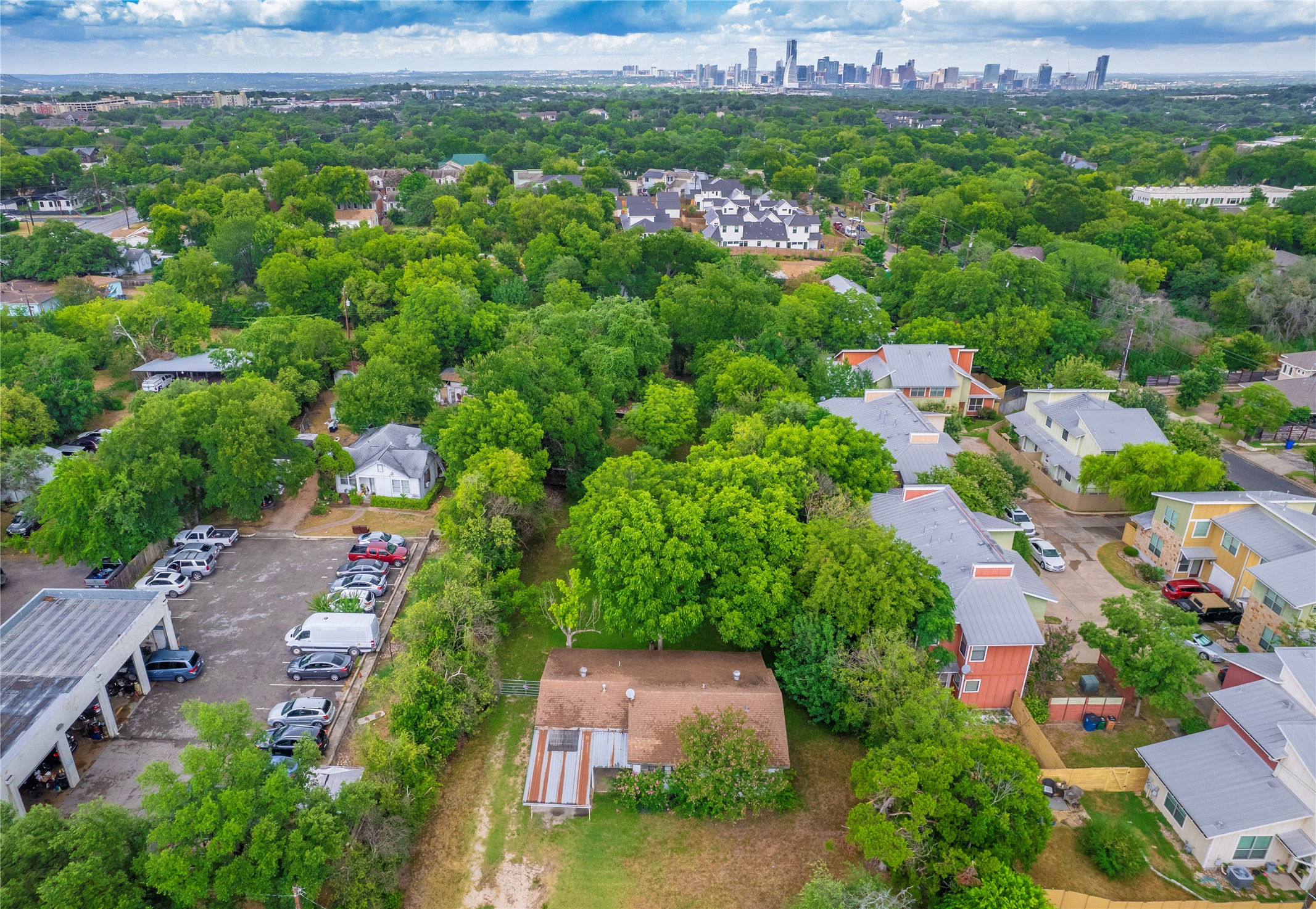 1806 Fortview Road Austin, TX 78704 - Photo 4 of 26 an aerial view of a house with a yard