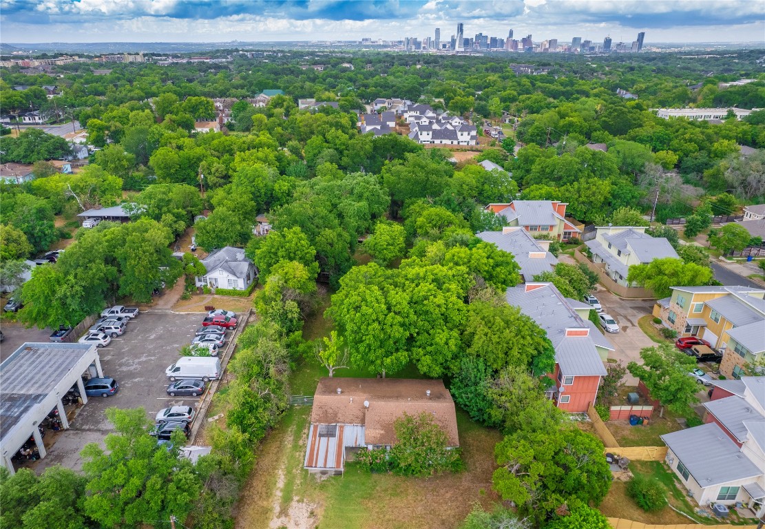 1806 Fortview Road Austin, TX 78704 - Photo 4 of 26 an aerial view of a house with a yard