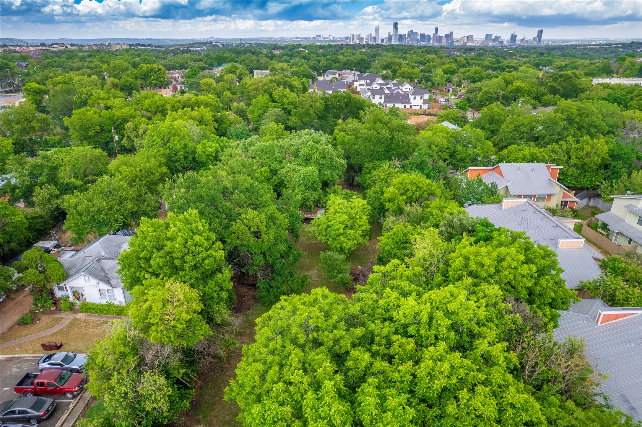 1806 Fortview Road Austin, TX 78704 - Photo 6 of 26 an aerial view of a house with a yard