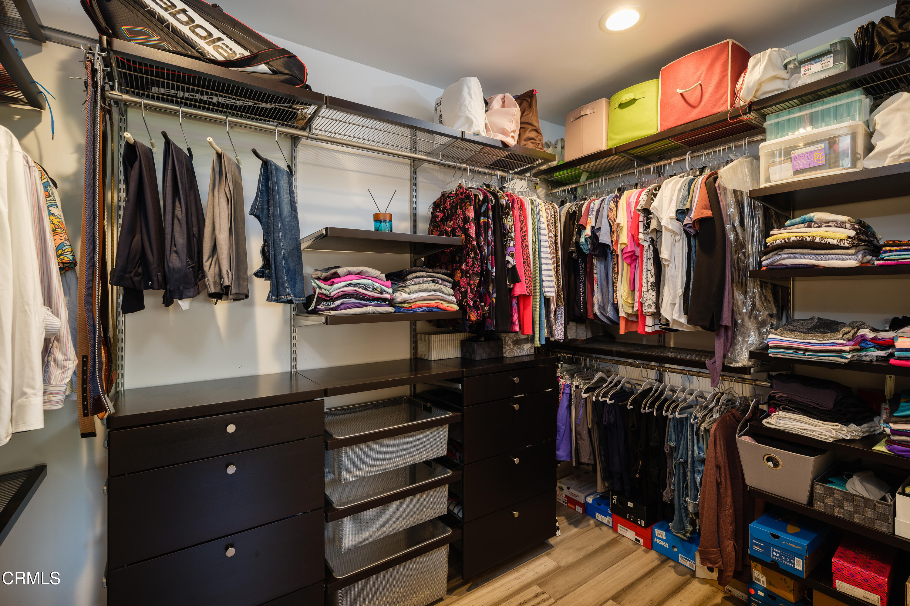 1020 Briarcliff Road Monrovia, CA 91016 - Photo 27 of 72 a view of walk in closet with clothes and shoes