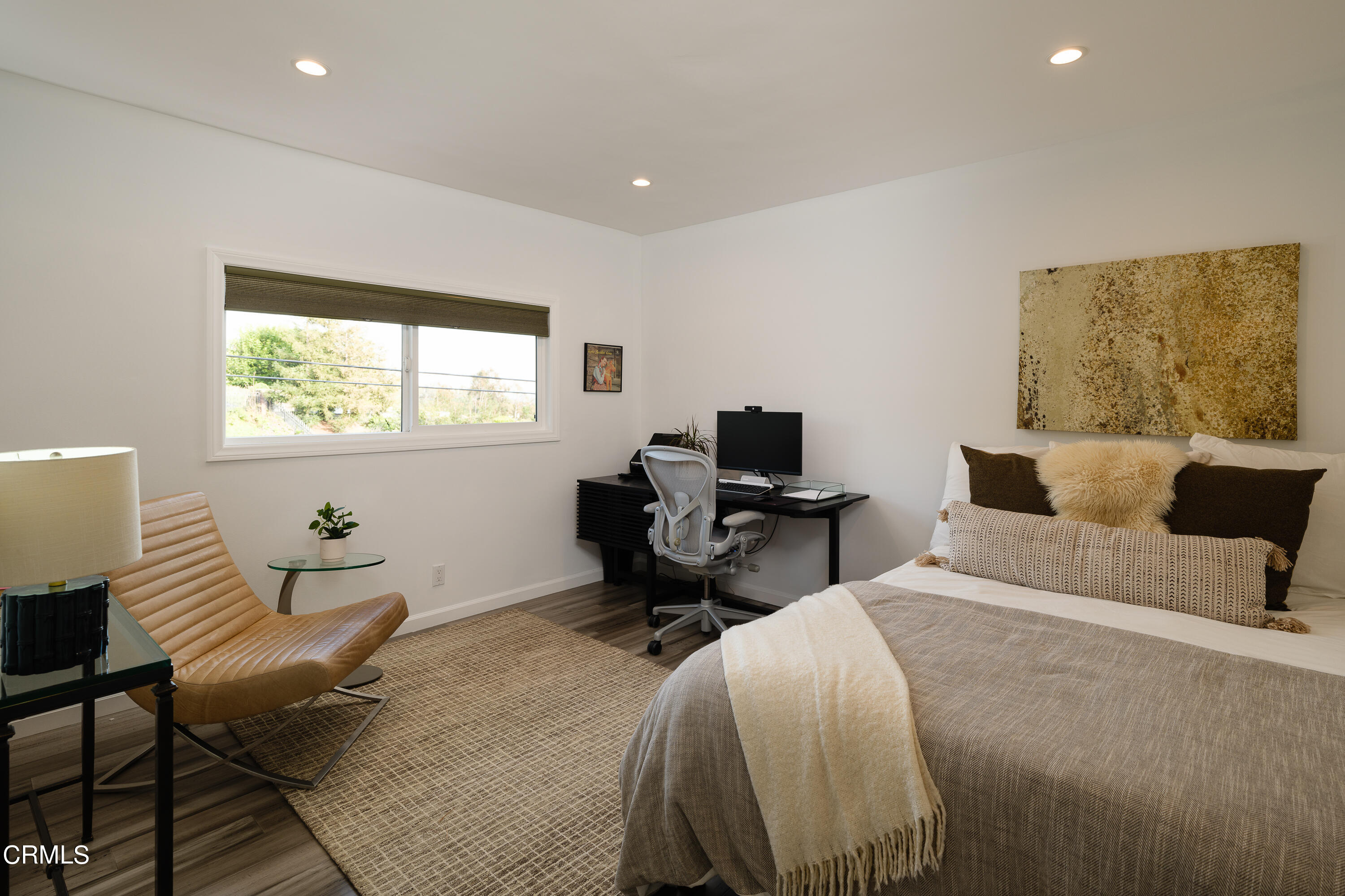 1020 Briarcliff Road Monrovia, CA 91016 - Photo 35 of 72 a bedroom with a bed and a computer on the desk