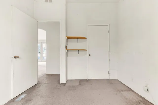 a view of an empty room