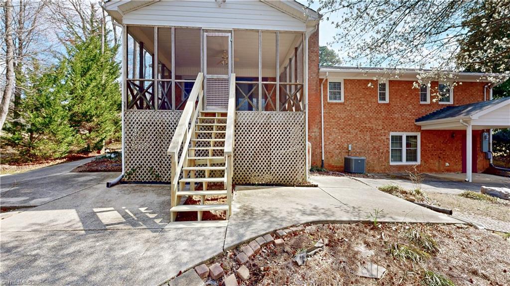6919 East Holly Grove Road Thomasville, NC 27360 - Photo 11 of 50 Back Porch/Deck view