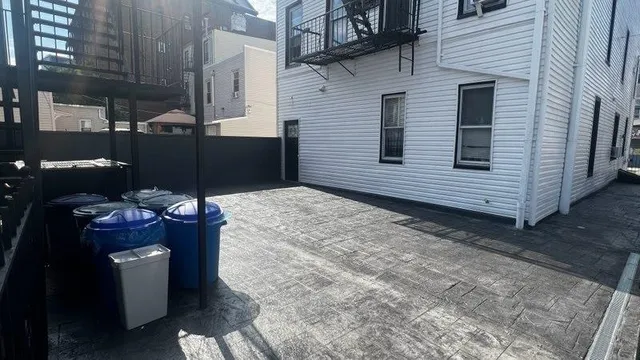 a backyard of a house