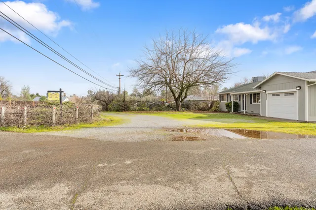 a view of house with a swimming pool