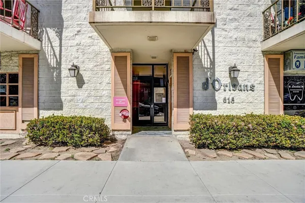 a view of a entryway door of house
