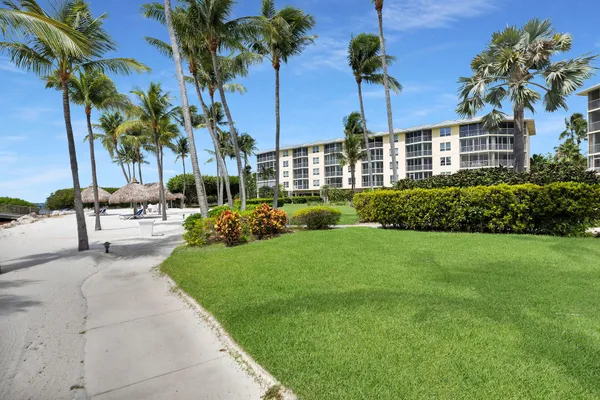 a view of a lake with houses