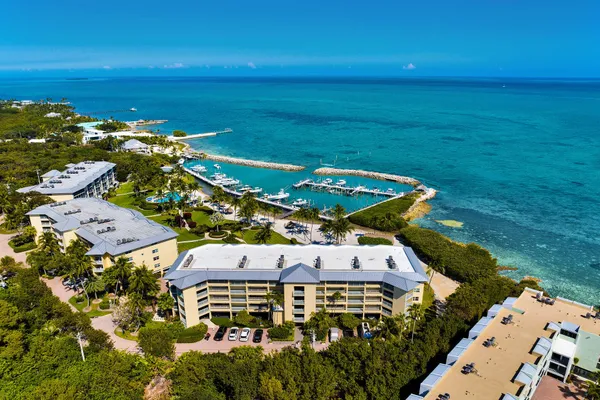 a view of boats and lake view