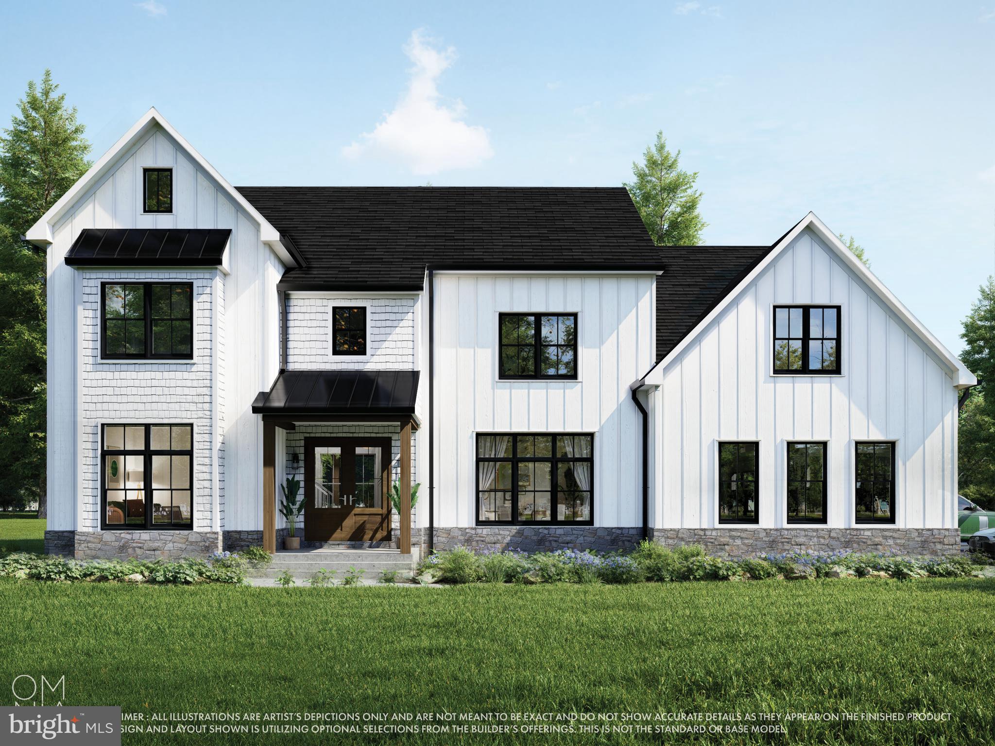 989 Sills Mill Road Kennett Square, PA 19348 - Photo 1 of 20 Architectural Rendering of Home Under Construction