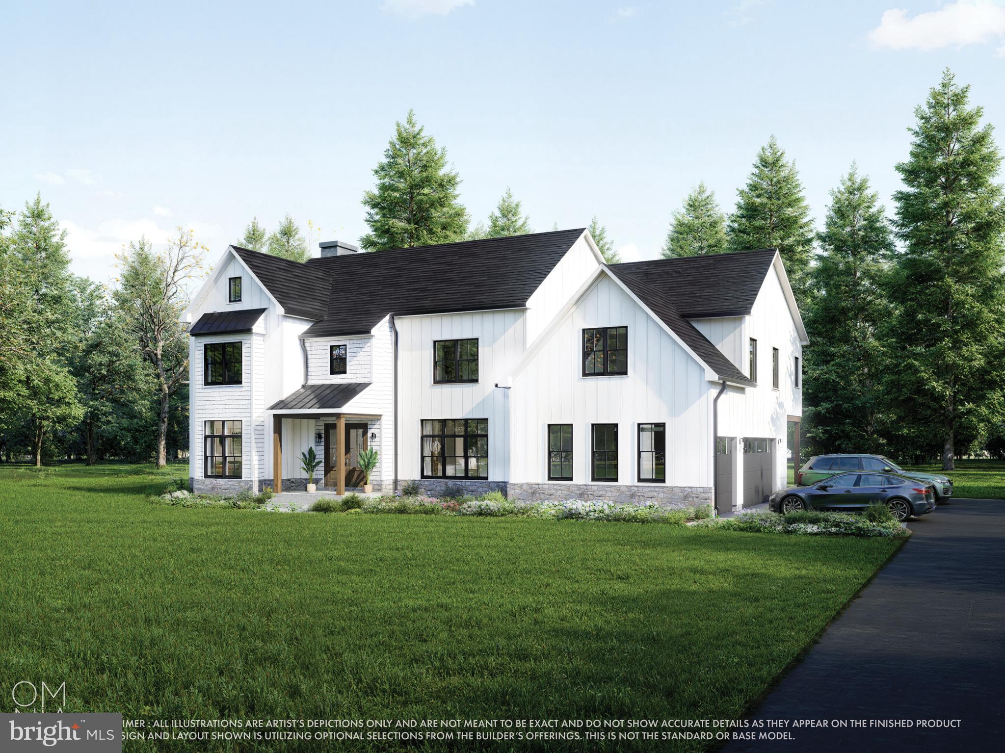 989 Sills Mill Road Kennett Square, PA 19348 - Photo 2 of 20 Architectural Rendering of Home Under Construction