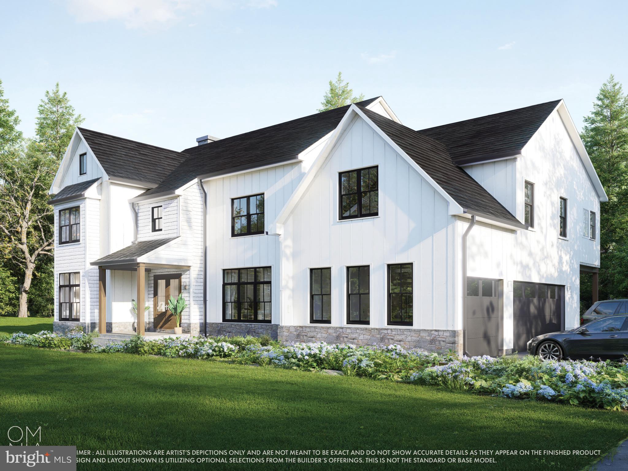 989 Sills Mill Road Kennett Square, PA 19348 - Photo 3 of 20 Architectural Rendering of Home Under Construction