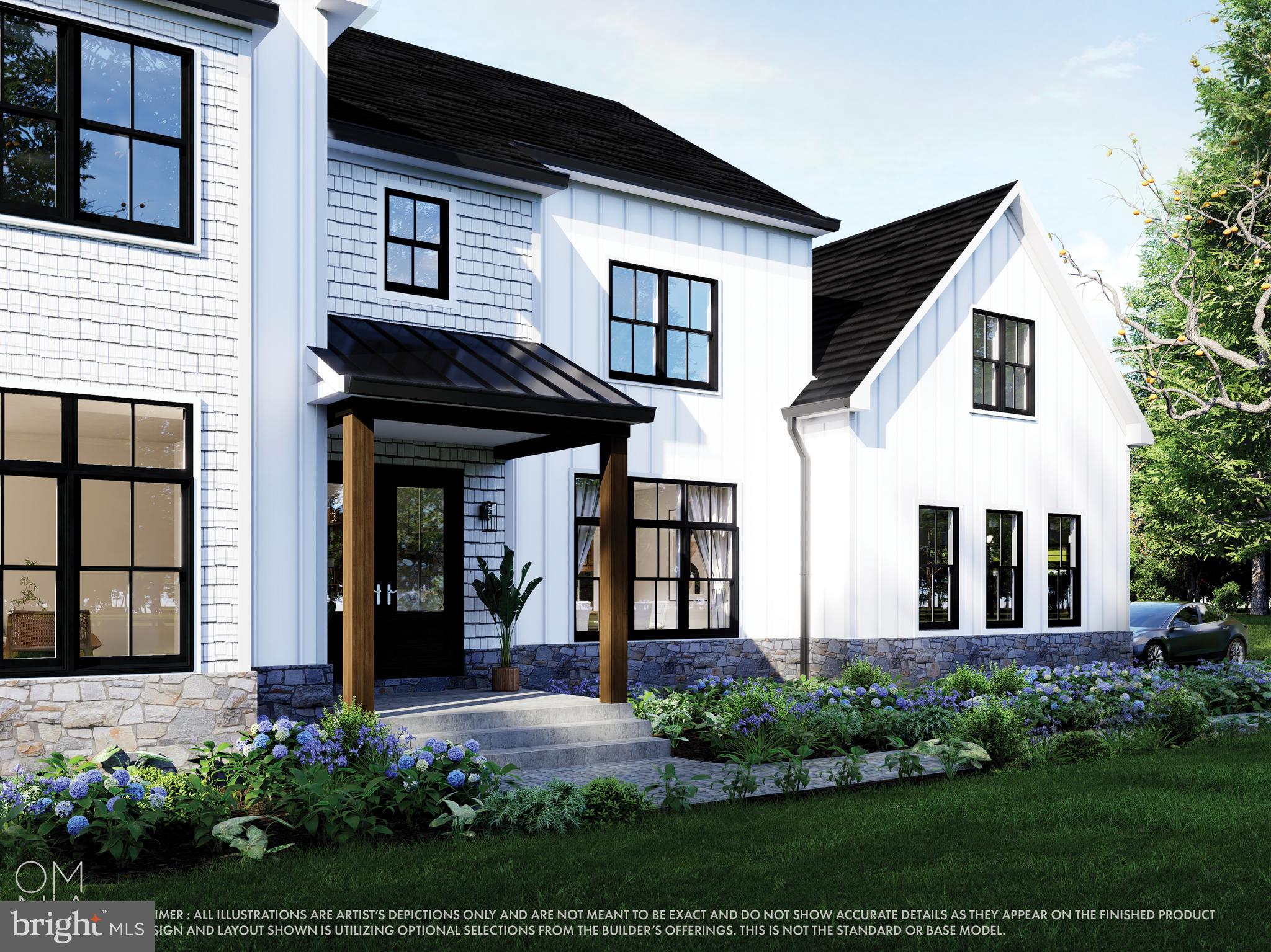 989 Sills Mill Road Kennett Square, PA 19348 - Photo 7 of 20 Architectural Rendering of Home Under Construction