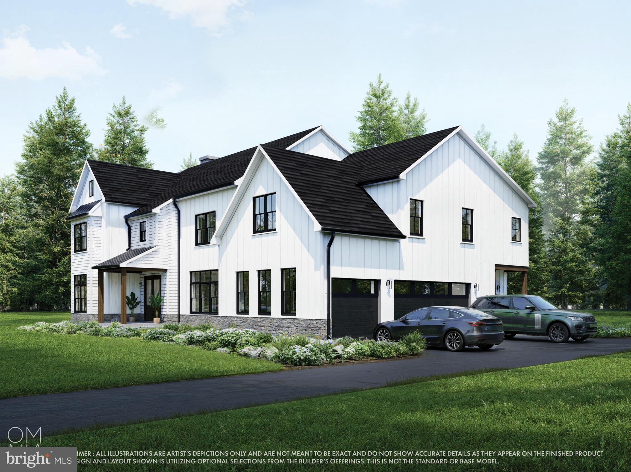989 Sills Mill Road Kennett Square, PA 19348 - Photo 8 of 20 Architectural Rendering of Home Under Construction