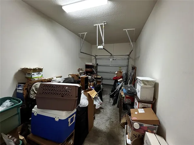 a room with storage and utility