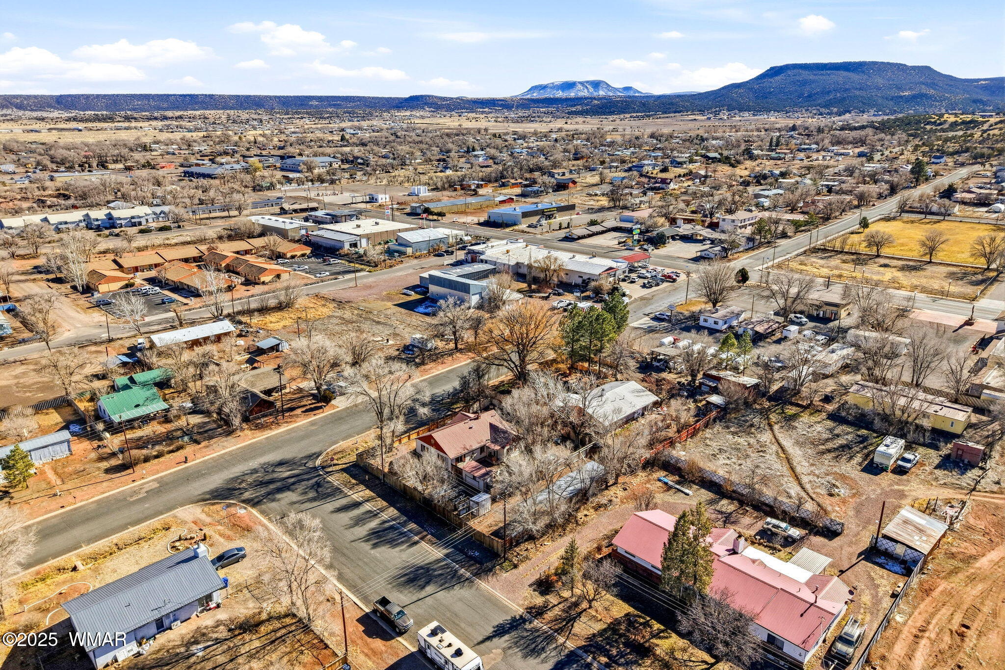 49 North Zuni Street Springerville, AZ 85938 - Photo 42 of 42 Aerial with mountain views