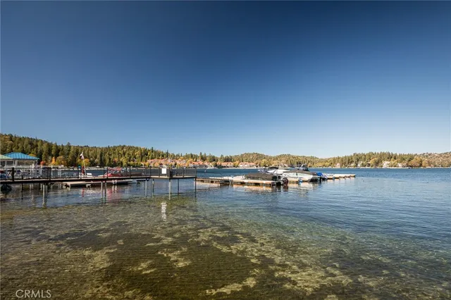 a view of ocean with boats