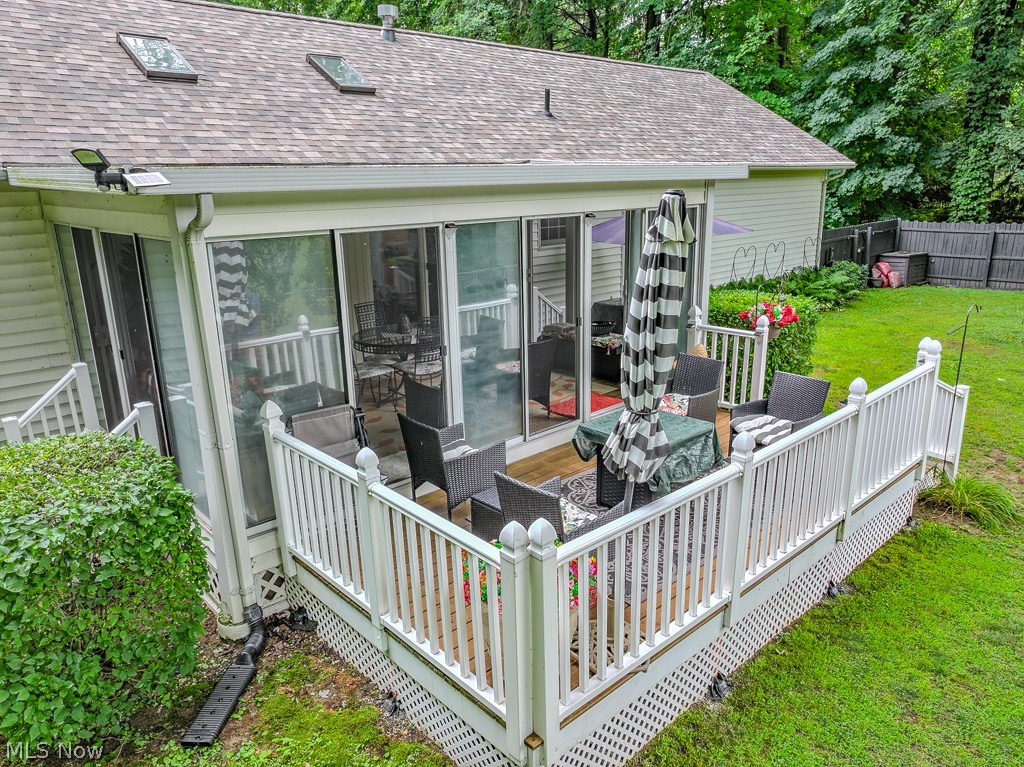 1966 Spring Grove Madison, OH 44057 - Photo 13 of 50 Trex Deck and Railing provide maintenance free care