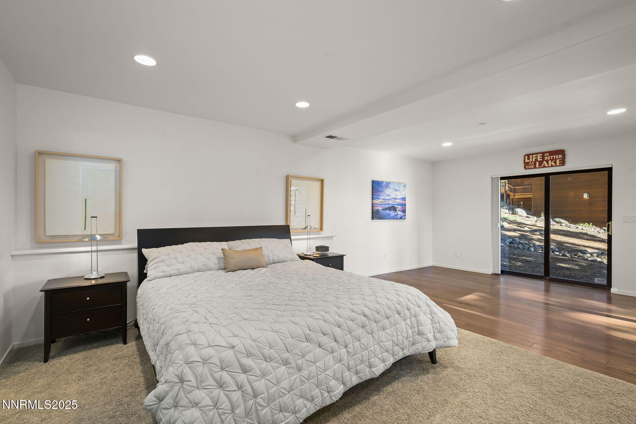 563 Tyner Way Incline Village, NV 89451 - Photo 27 of 42 a bedroom with a bed and a walk in closet