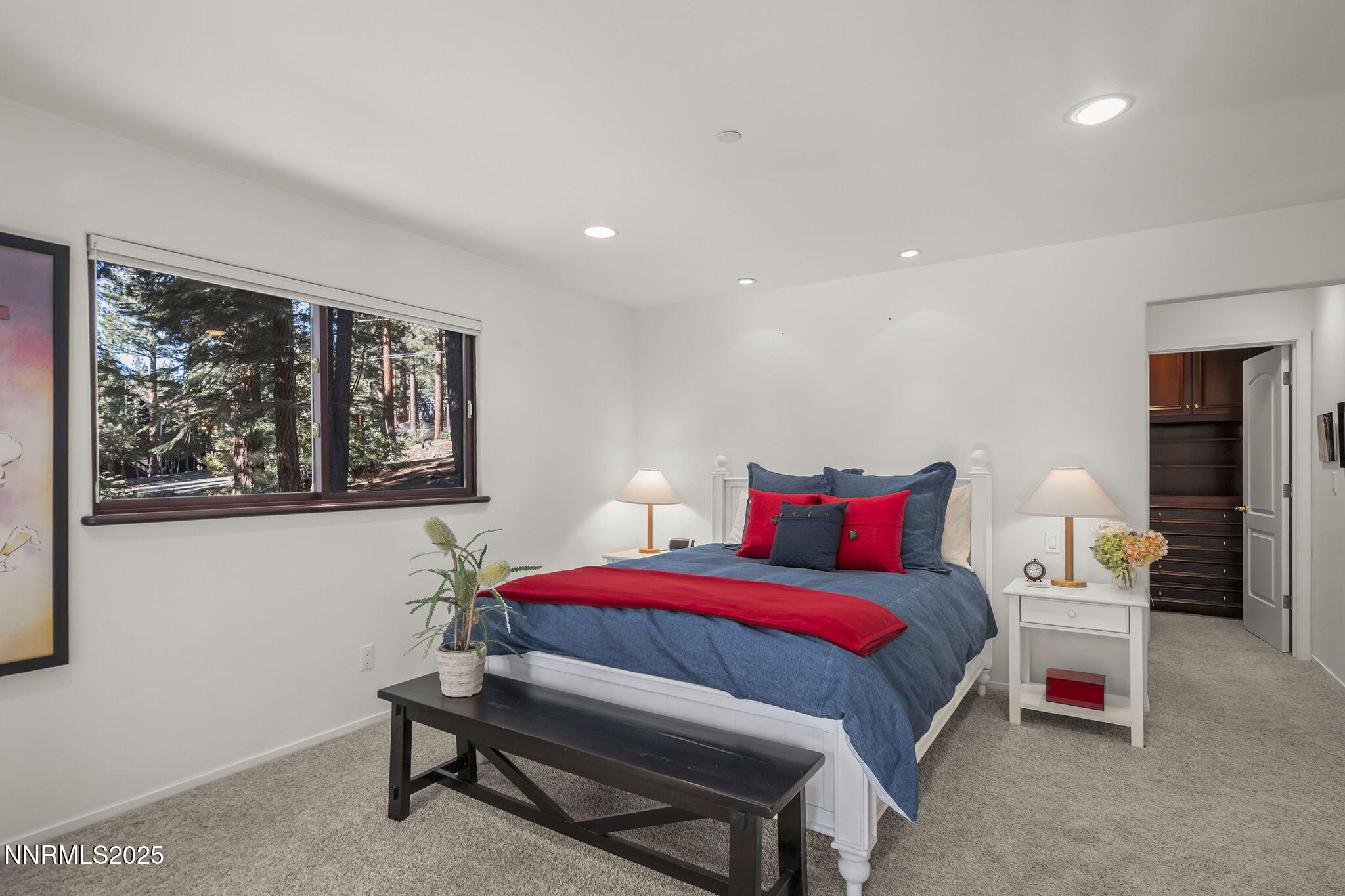 563 Tyner Way Incline Village, NV 89451 - Photo 31 of 42 a bedroom with a bed and a window